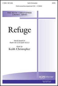 Refuge SATB choral sheet music cover Thumbnail